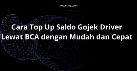 biaya topup gojek Aman dan terjamin dengan cepat pilihan top image 1
