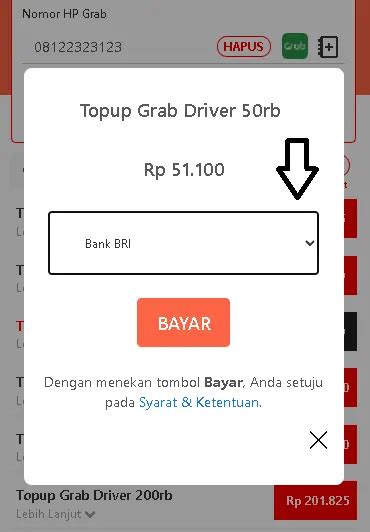 cara isi topup grab driver variasi promosi top up terbatas image 1