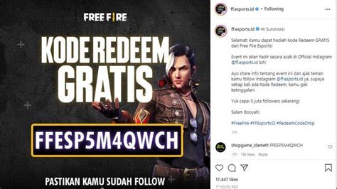 reward ff 2024 com akses Transfer bank & Kode Resmi Garena 64 image 1