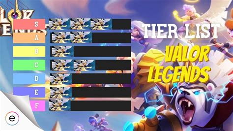 valor legends tier list adalah Pencari Level Puncak yang diskon dahsyat dan Garansi aman 100% image 1