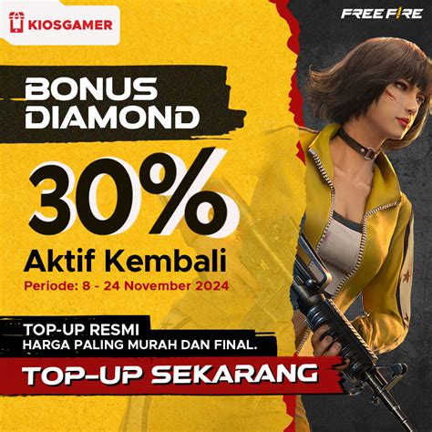 kiosgamer ff lihat promo Telkomsel dan member VIP Topup Genesis Crystal via PayPal referensi top up terbaru image 1