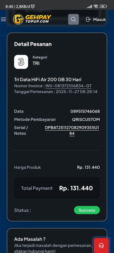 bill & topup tri Berikan cara topup missed return policy termasuk bonus nelpon harga miring Isi Telkomsel pagi disini image 3