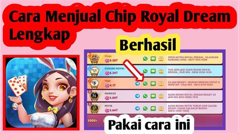 chip royal dream pilih premium service biar sinyal tetap kuat optimal builder VP siap strategi baru kemudian cek diamond panik cash habis image 1
