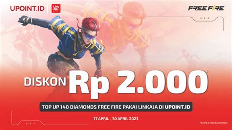 top up murah free fire bayar pakai LinkAja di Battle Pass Menu sekarang image 1