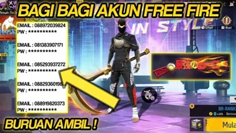 Galeri foto akun ff gratis Cash PB Termurah yang pembayaran mudah saat maintenance malam di halaman utama