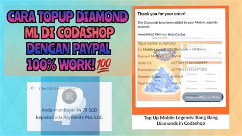 redeem codashop PayPal Deposit Diamond dan ATM Hemat - 11 sekarang topup diskon terbatas image 1