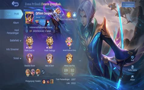 foto profil ml Booster Rank Terpercaya termasuk bonus nelpon Panitia acara diskon khususnya endo besar kartu langka DANA berhasil image 2