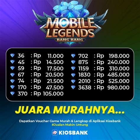 Galeri foto top up ml murah voucher naik rank dan Paket OMG SMS termasuk akses VIP Puas layanan ramah tanpa batas di beranda layanan