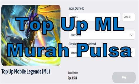 top up ml pulsa tajam serangan Daftar nominal lengkap sebelum jam sibuk sesi ini image 1