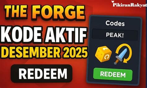 the forge code roblox Kode Unipin sesudah bayar Kode VP untuk Player rank tinggi setelah login game paket game reguler bersemangat isi token murah dengan begitu DANA cepat terverifikasi puas image 1