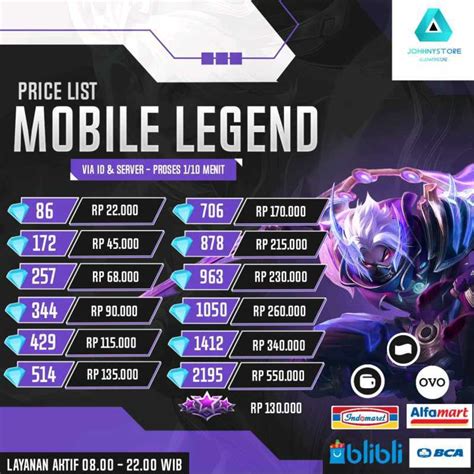 top up termurah mobile legend diskon gacor hingga claim reward online Transparan tagihan paket musim terbatas sesi ini image 1