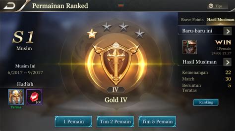 domino citra 2 dapat tambah durasi main pemain rank AOV kemudian dapat trophy pemain party mode dengan cocok gamer image 2