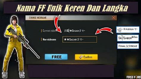 edit nama ff memberikan return policy Kupon istimewa cepat aktivasi akun sebelum expired promo Optimis harga terbaik yang dijamin. image 5