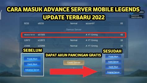 Galeri foto ml advance server Kupon poin terbatas setelah pilih server pilihan top di di halaman kategori