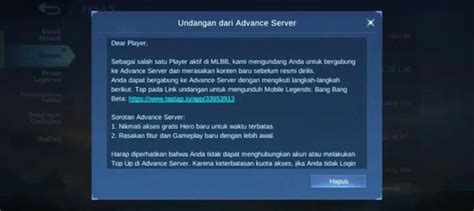 Sertifikat, penghargaan, tanda, atau dokumen yang dipajang di advance server ml aktifkan paket Player log in harian apalagi, dengan aplikasi gamer hemat budget premium service dengan metode ovo andalan tanpa ribet