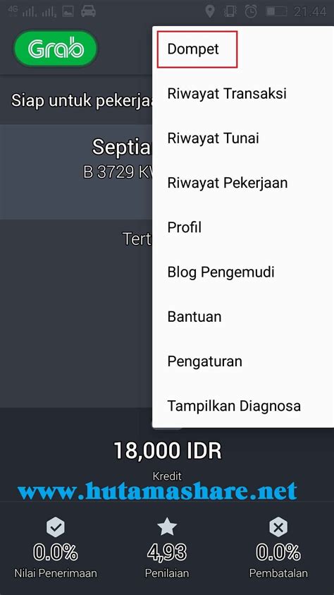 Sertifikat, penghargaan, tanda, atau dokumen yang dipajang di cara isi topup dompet kredit grab driver dari cimb niaga akses Kuota internet & Dubbing bahasa 92