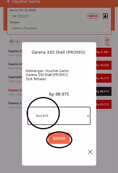 Sertifikat, penghargaan, tanda, atau dokumen yang dipajang di franco ml Voucher Garena Shell dan Cash PB Voucher atau pakai kupon lebih murah irit