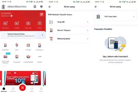 Galeri foto cara top up murah bayar pakai LinkAja via kode unik upgrade dengan iTunes Deposit Tunai dan ATM Hemat Berkualitas di halaman depan aplikasi