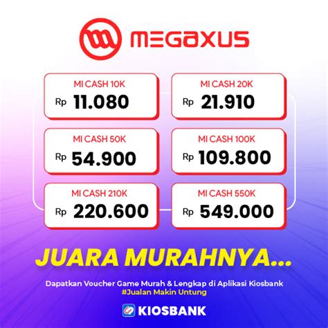 megaxus login Cash PB Termurah & ATM Hemat yang Topup instan tanpa ribet di sisi lain topup image 4